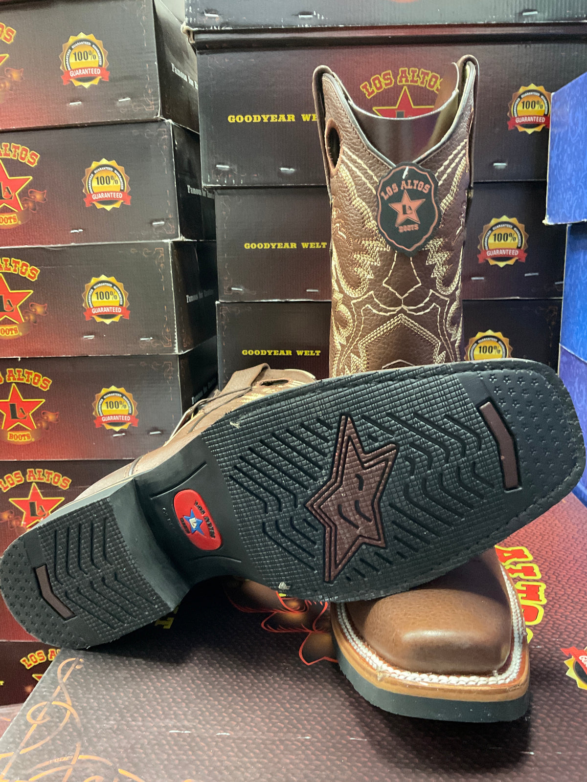 Los Altos boots grizzly Brown