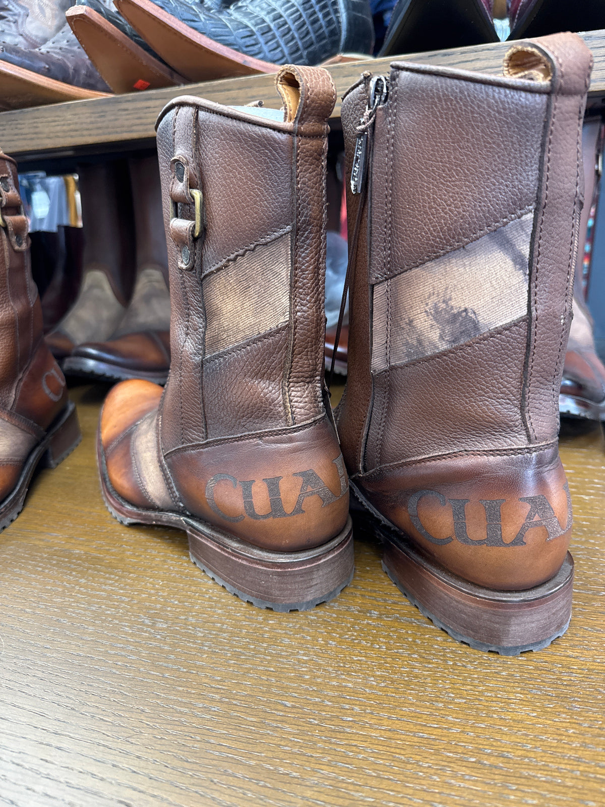 Cuadra premium bovine exotic boots. Dress boots, zipper