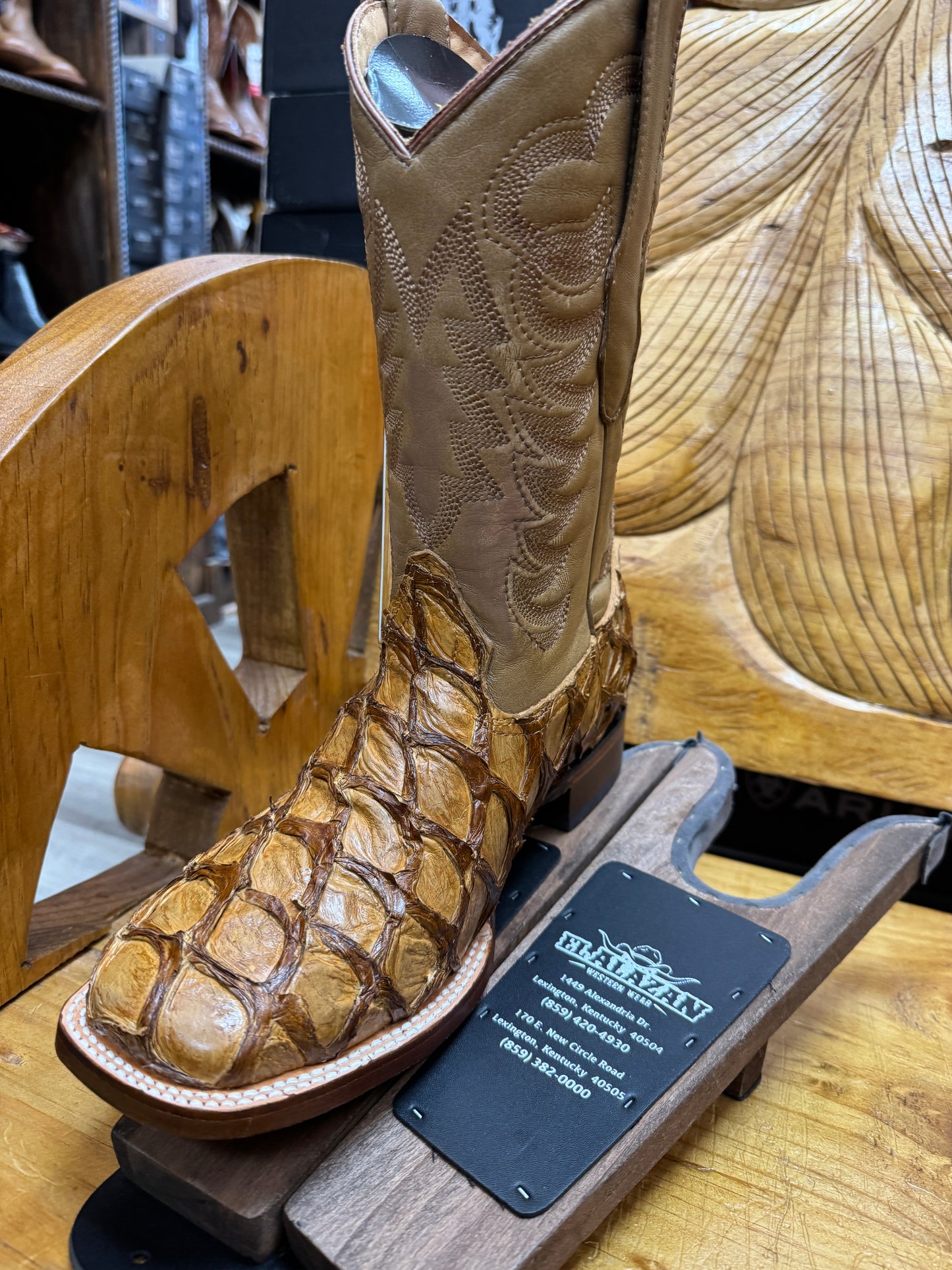 Men’s WILD WEST BOOTS ORYX PIRARUCU EXOTIC BOOTS