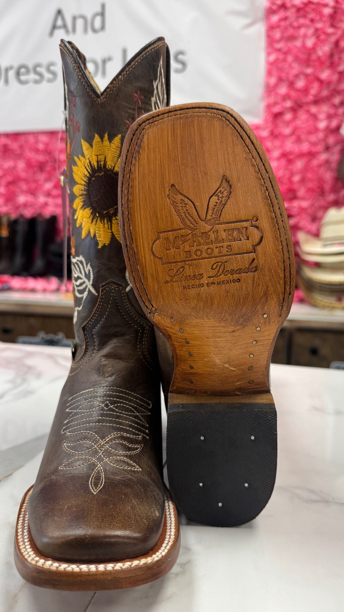 Mc Allen Women's Sunflower Western Boots