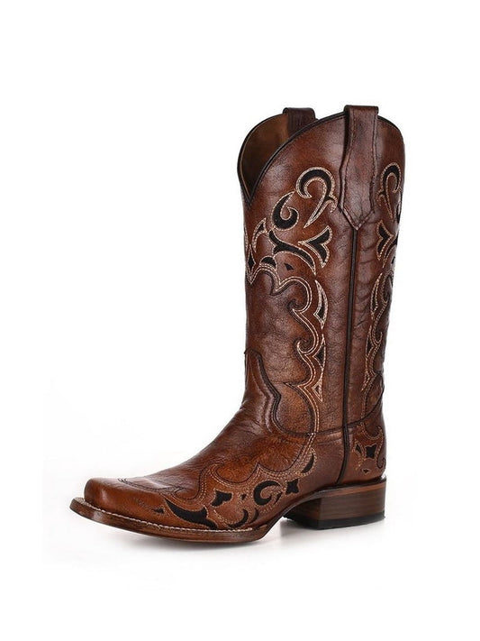 Circle G Western Boots Womens Embroidery Leather