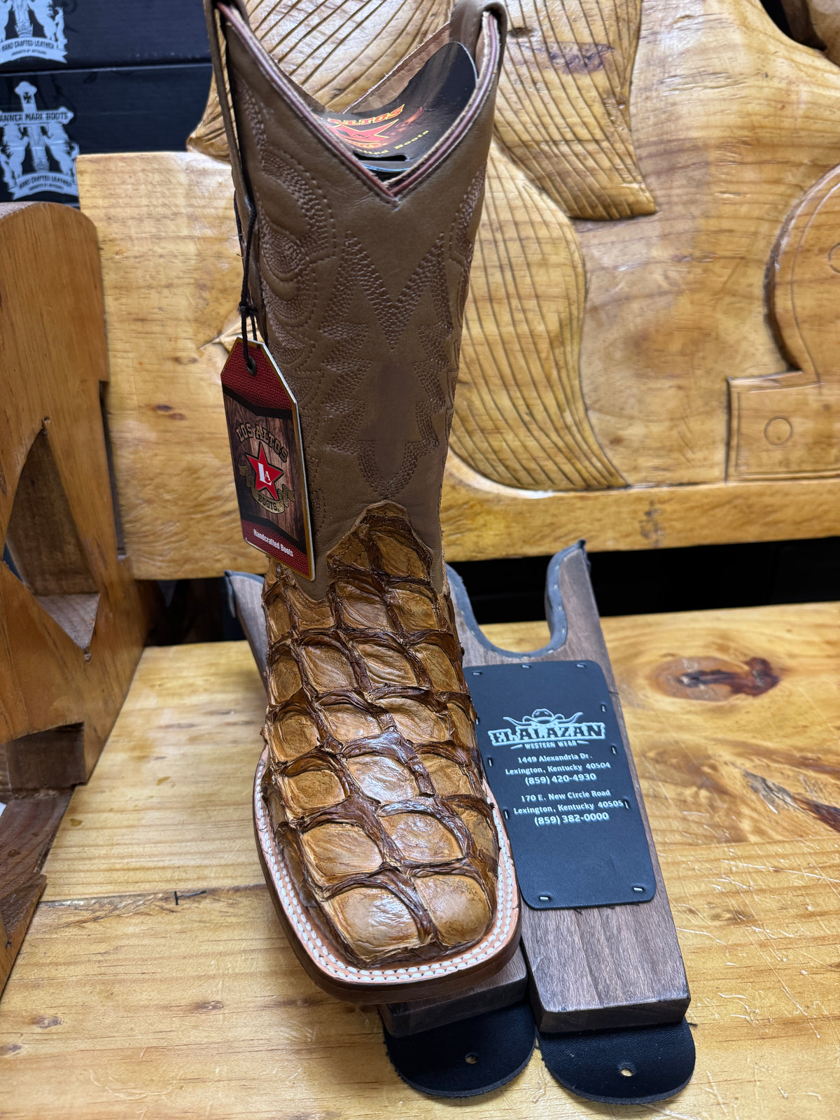 Men’s WILD WEST BOOTS ORYX PIRARUCU EXOTIC BOOTS