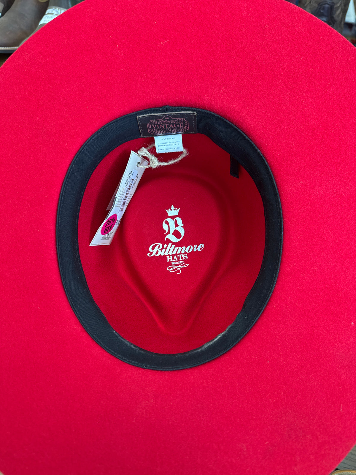 Biltmore Celebration Flat Brim Fedora