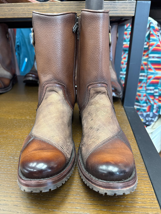 Cuadra premium bovine exotic boots. Dress boots, zipper