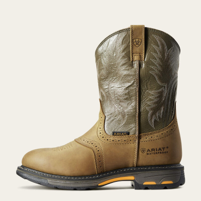 Ariat Workhog ￼H2O aged bark army green 10008633