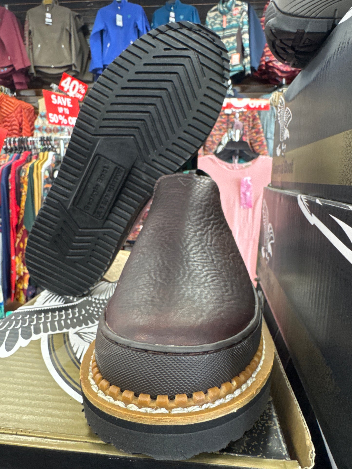 GEORGIA GIANT WEDGE ROMEO WORK STEEL TOE SHOE