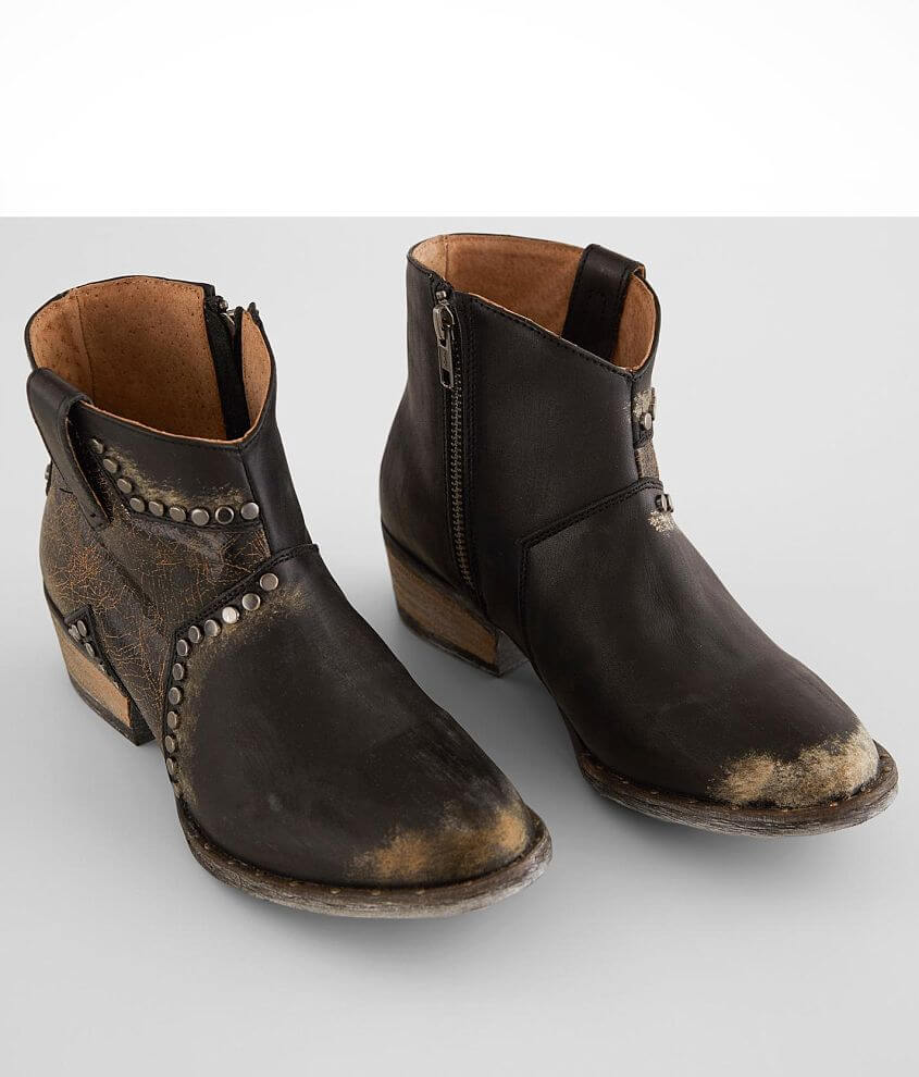 Circle G Leather Western Ankle Boot