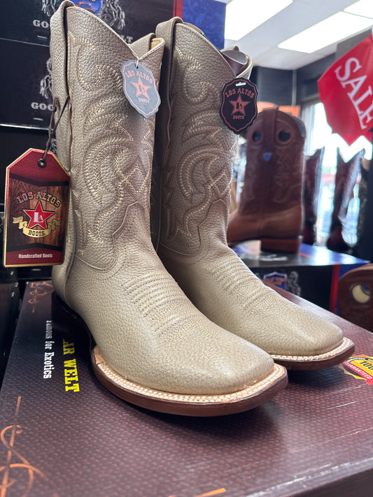 Los Altos boots wide square toe grisly phomex