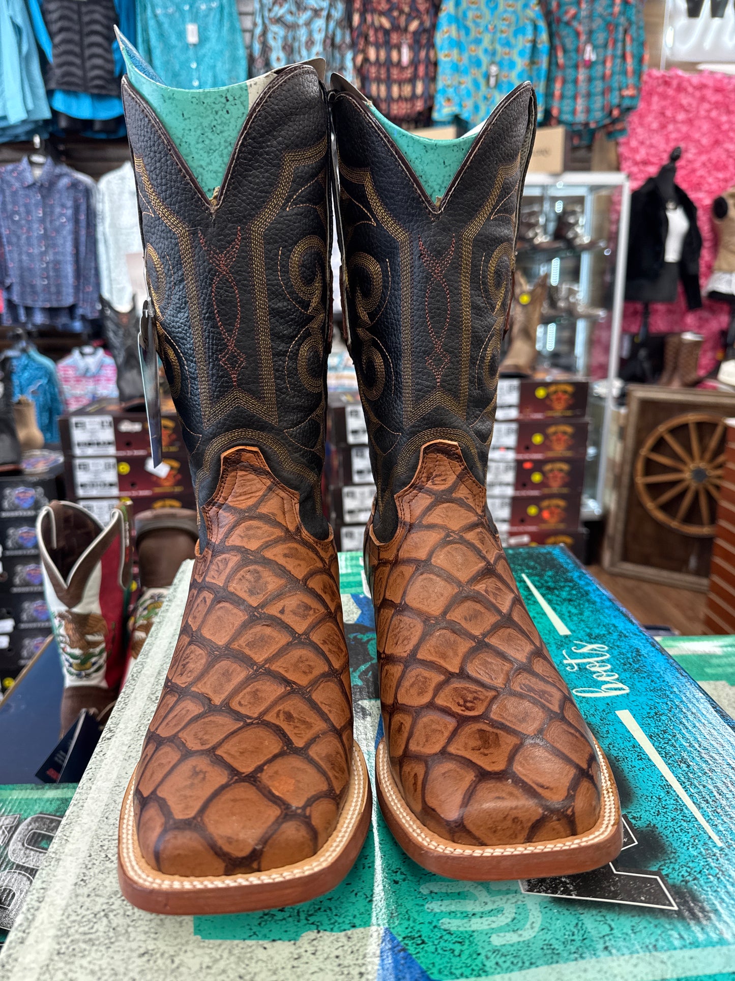 Reparo TX Cognac Monster Fish Men’s Boots