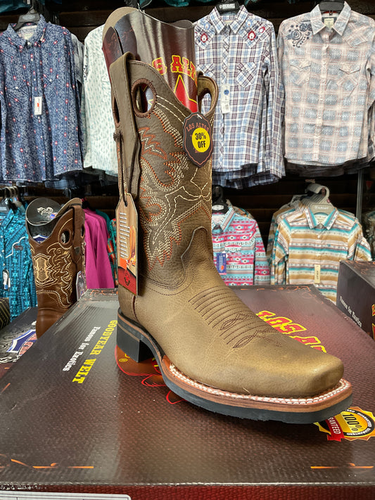 Los Altos Boots rodeo square toe, Rage honey