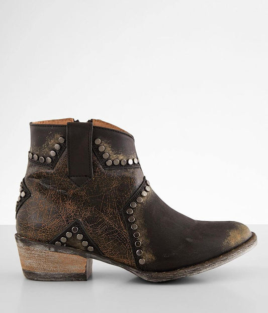 Circle G Leather Western Ankle Boot