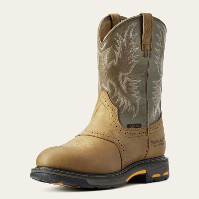 Ariat Workhog ￼H2O aged bark army green 10008633