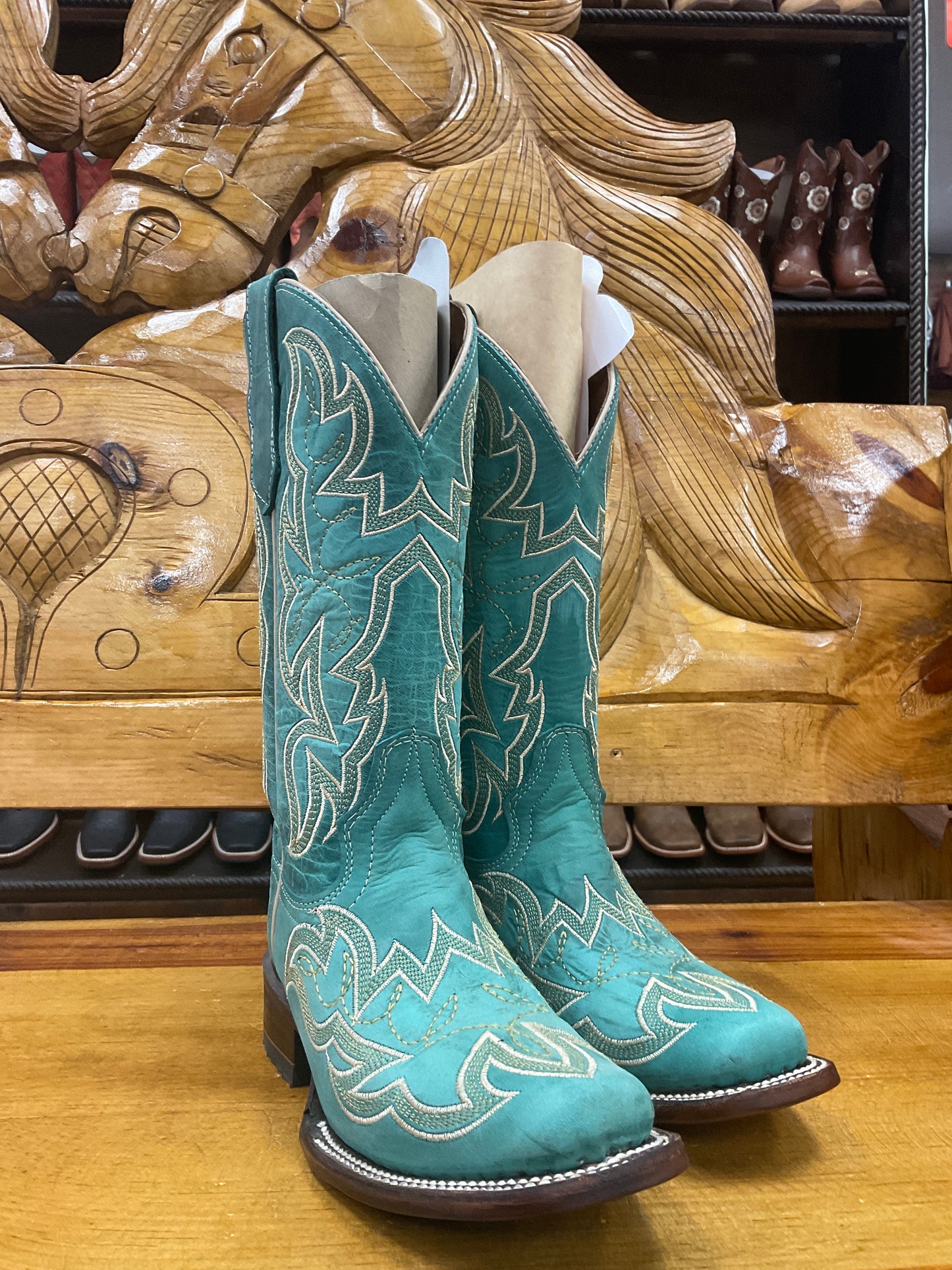 Circle G Wmns turquoise boot