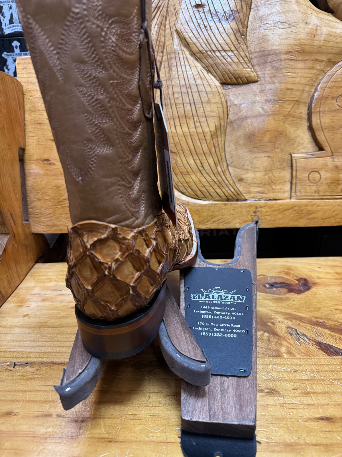 Men’s WILD WEST BOOTS ORYX PIRARUCU EXOTIC BOOTS