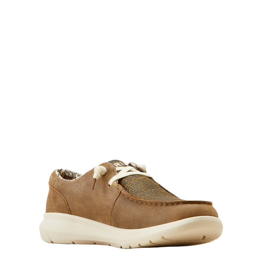 Ariat Ladies Hilo Brown Bomber Slip-On Casual Shoes