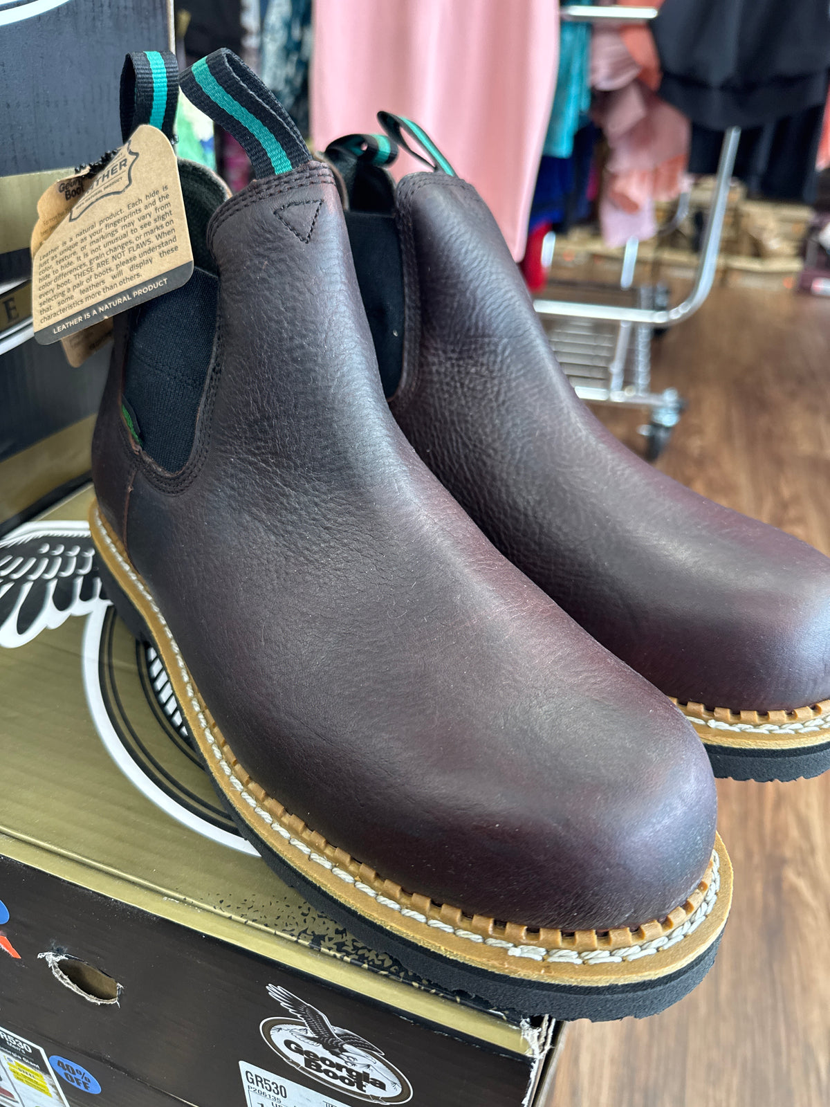 George boot: men’s George Giants steel toe ankle boot