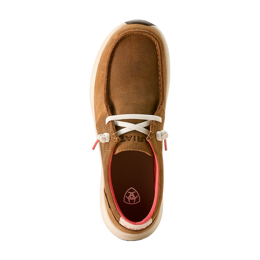 Ariat Ladies Buckeye Waterproof Honey Brown Slip-On Sho