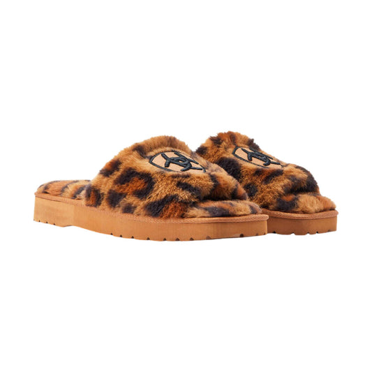 ARIAT WOMEN'S COZY SLIDE SLIPPERS - LEOPARD