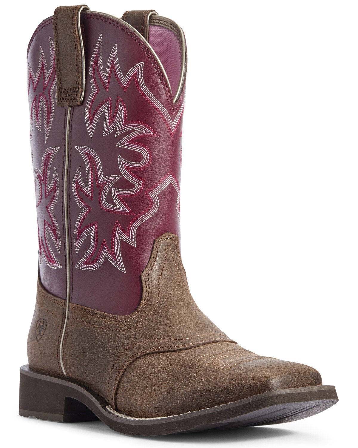 ARIAT WOMEN'S DELILAH WESTERN PERFORMANCE BOOTS - BROAD SQUARE TOE