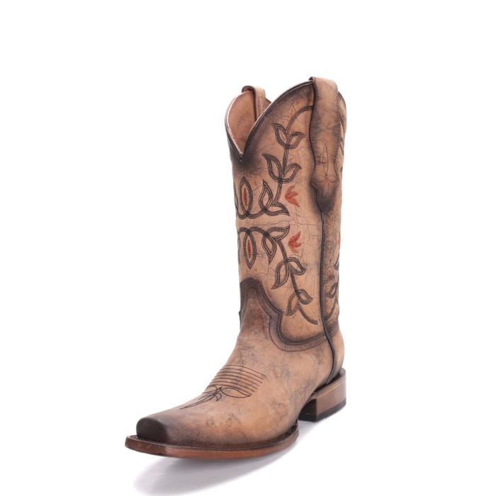 Circle G Womens Floral Embroidered Cowboy Boots