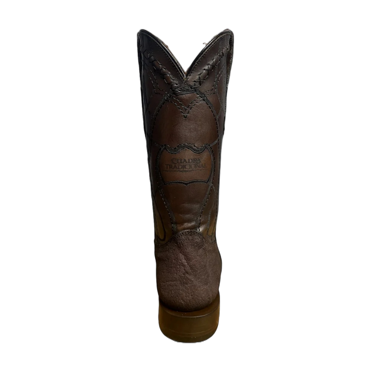 Cuadra Men’s Square-Toe Western Boots – Elephant Leather – Brown