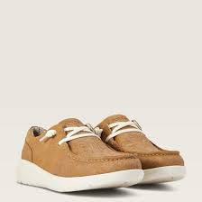 womens Tan Floral emboss