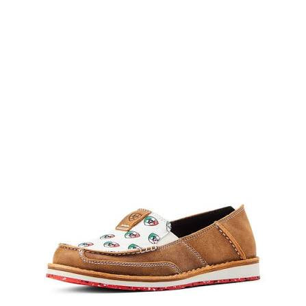 Womens caramel/ ariat mexico print
