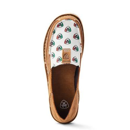 Womens caramel/ ariat mexico print
