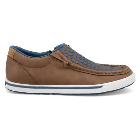 twisted X slip on toasted coconut & blue steel Wms