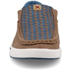 twisted X slip on toasted coconut & blue steel Wms