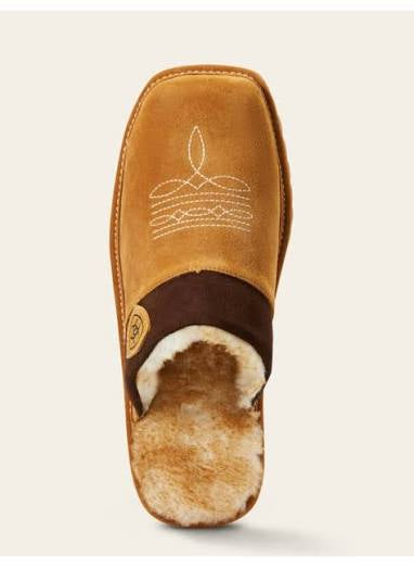 Men’s silversmith square toe slipper