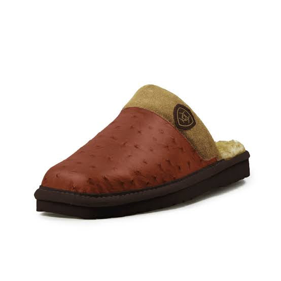 men’s silversmith square toe exotic slipper