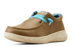 Mens brown bomber/blue Hilo