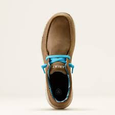 Mens brown bomber/blue Hilo