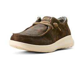 Mens western brown hilo