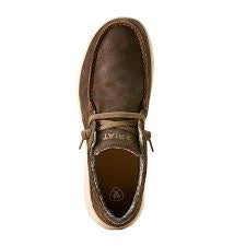 Mens western brown hilo