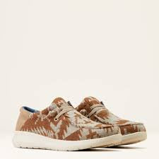 Mens tan Aztec wooly hilo