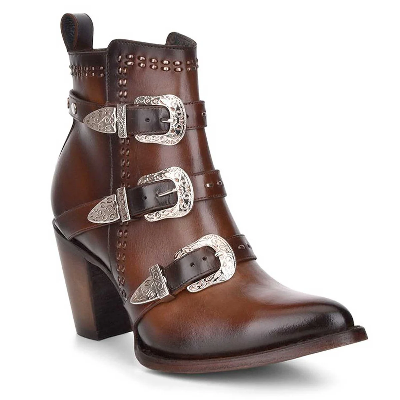 CUADRA WOMEN'S ANKLE BOOTS SALTILLO GOLDEN HARNESS