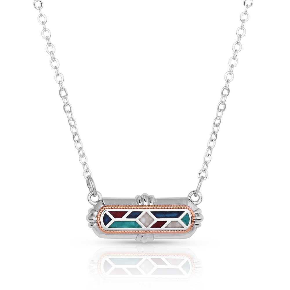 Montana SilverSmiths Western Mosaic Bar Necklace