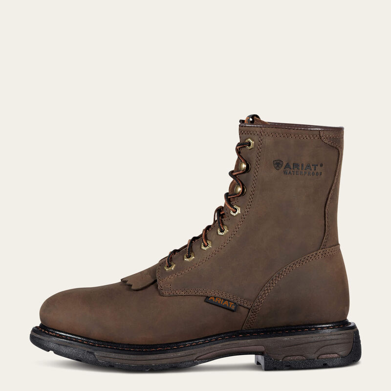 Ariat WorkHog 8-inch Waterproof Work Boot side view