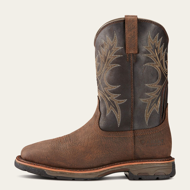 Ariat WorkHog Waterproof Work Boot side view