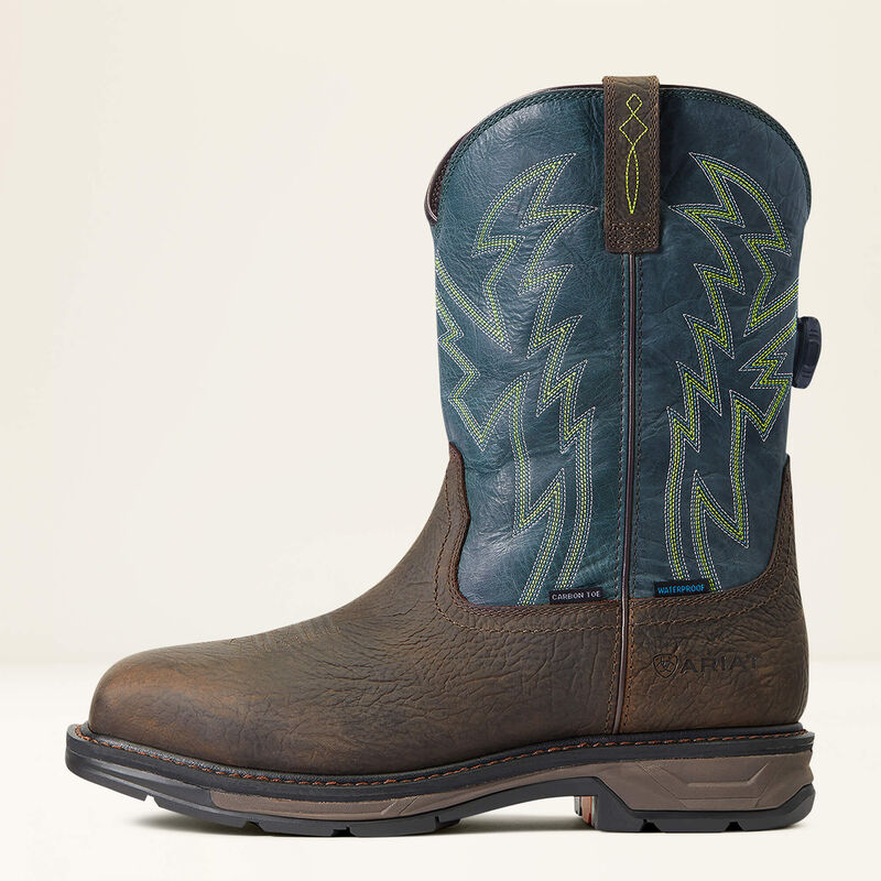 Ariat WorkHog XT BOA Waterproof Carbon Toe Work Boot side view