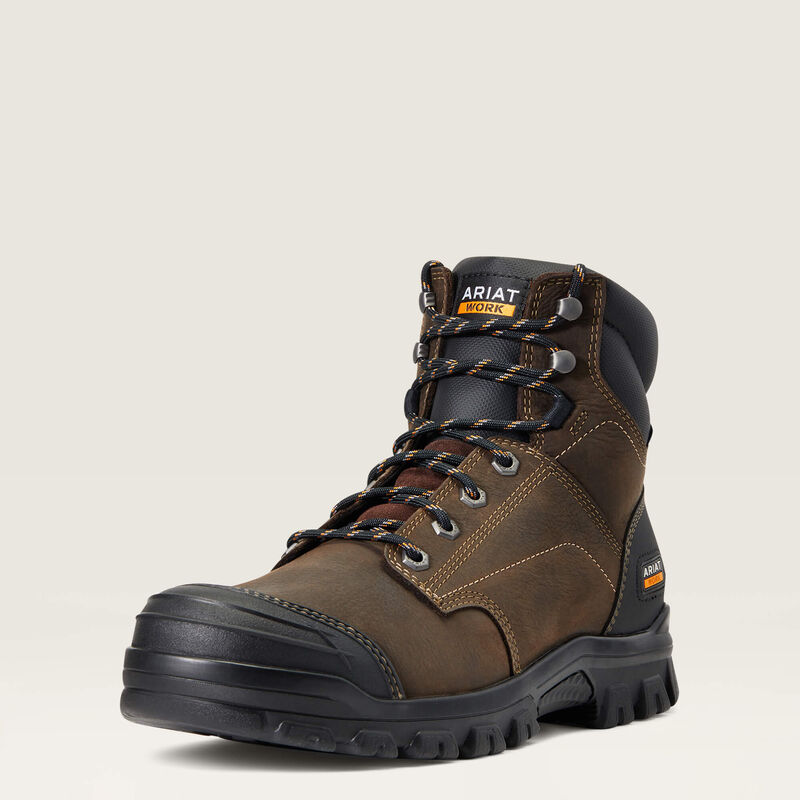 Ariat Treadfast 6-inch Waterproof Work Boot front three-quarter view