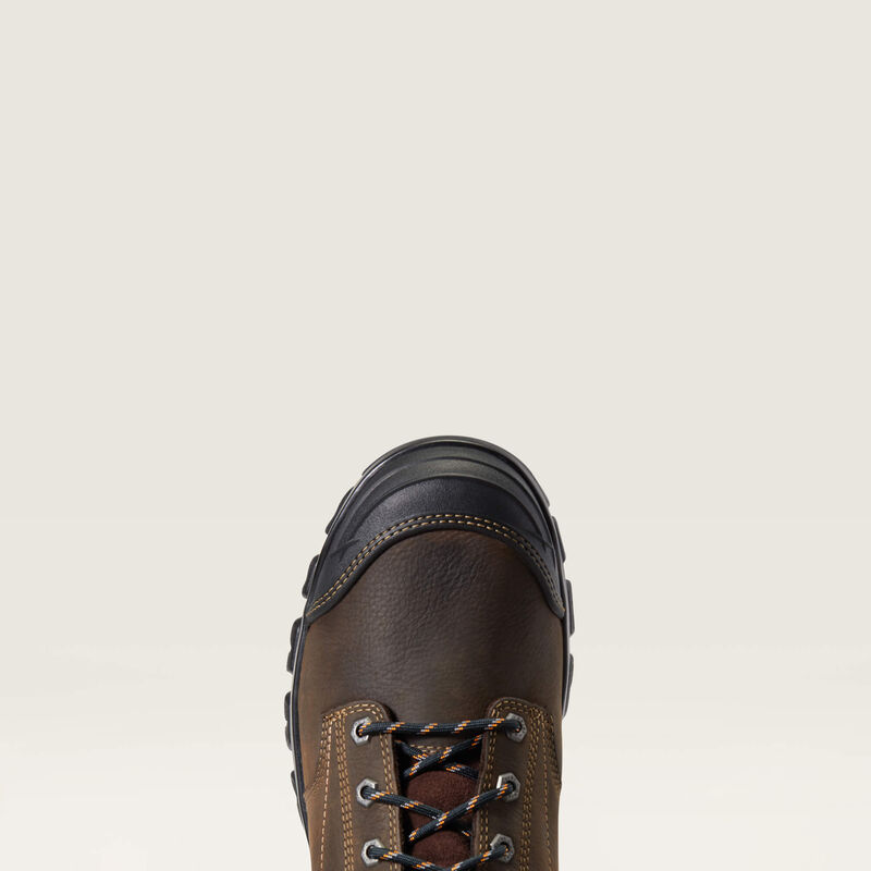 Ariat Treadfast 6-inch Waterproof Work Boot toe detail