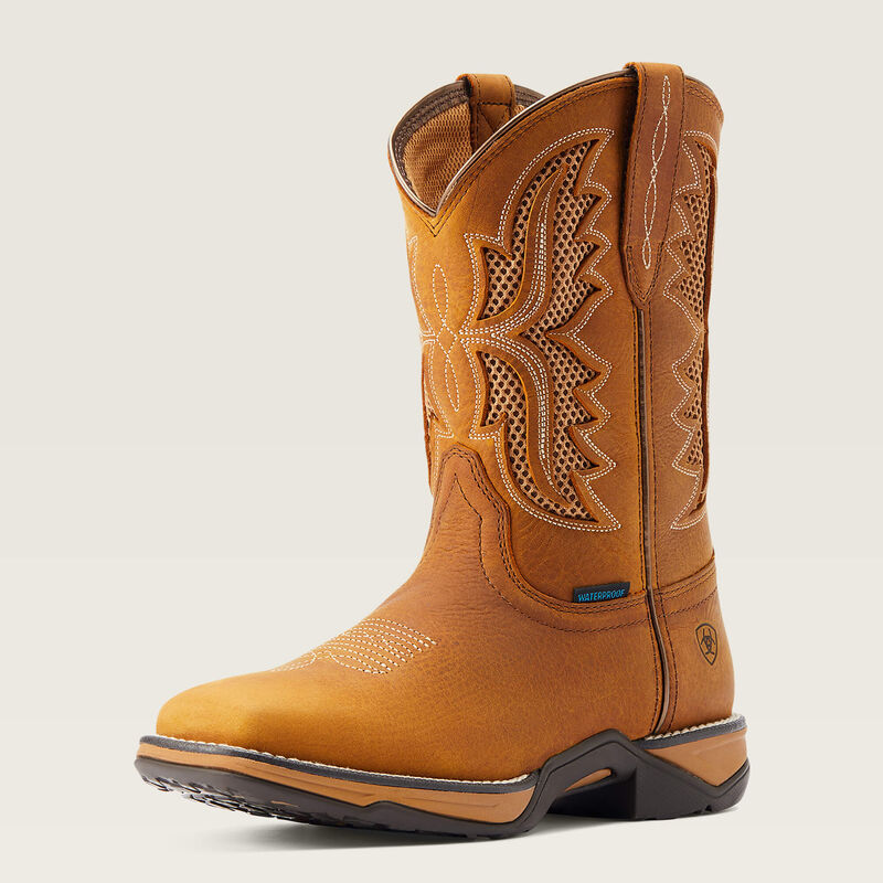 Ariat Anthem VentTEK Waterproof Western Boot front three-quarter view
