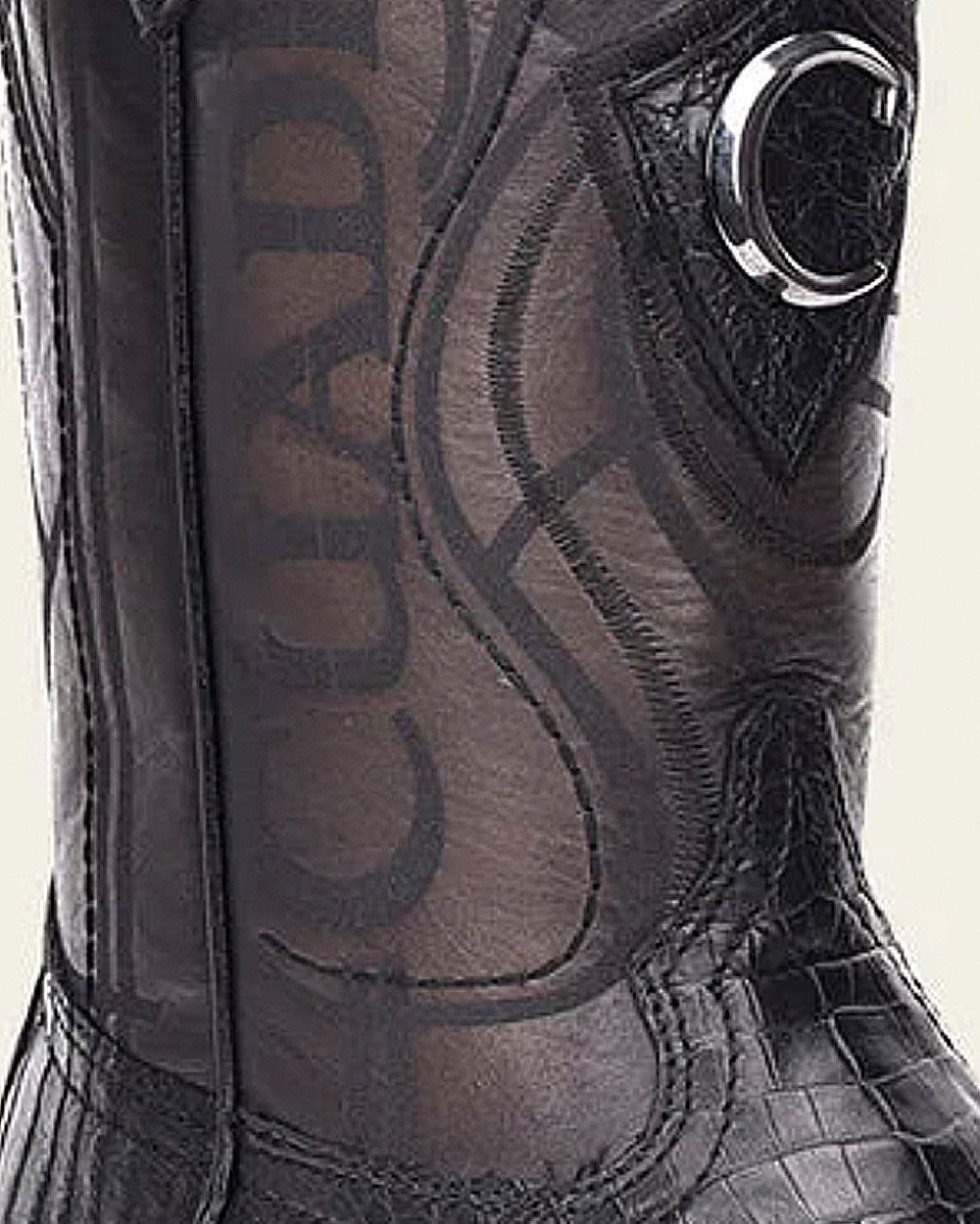 Cuadra CU678 Black Caiman Square Toe – official Cuadra photo 2