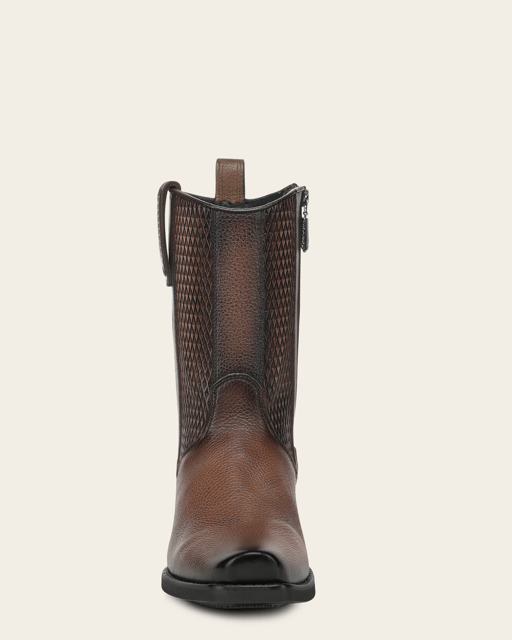 Cuadra 1J4HVE CC298 Honey Italian deer leather men's boot detail