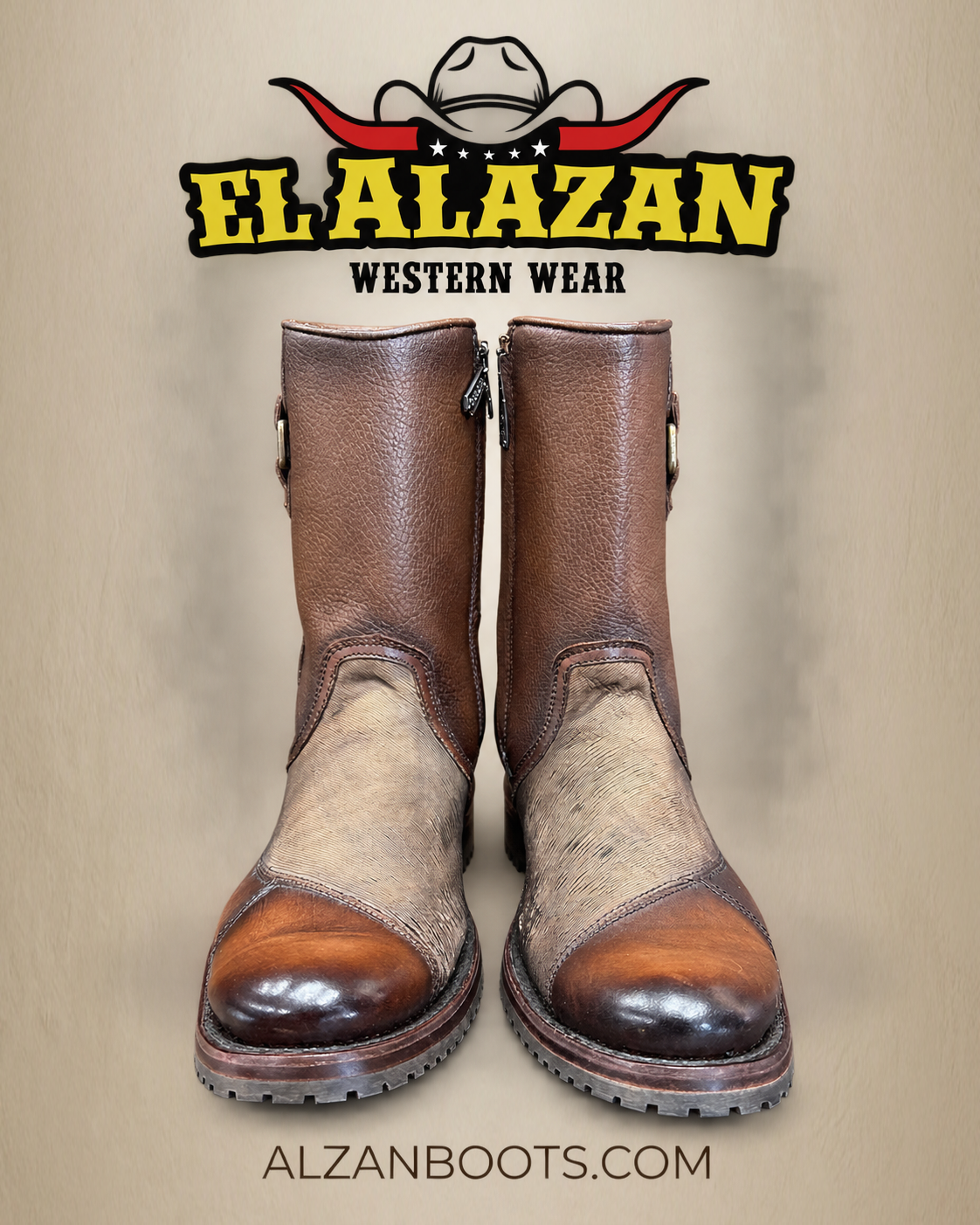 Cuadra men's zipper dress boots at El Alazan Western Wear