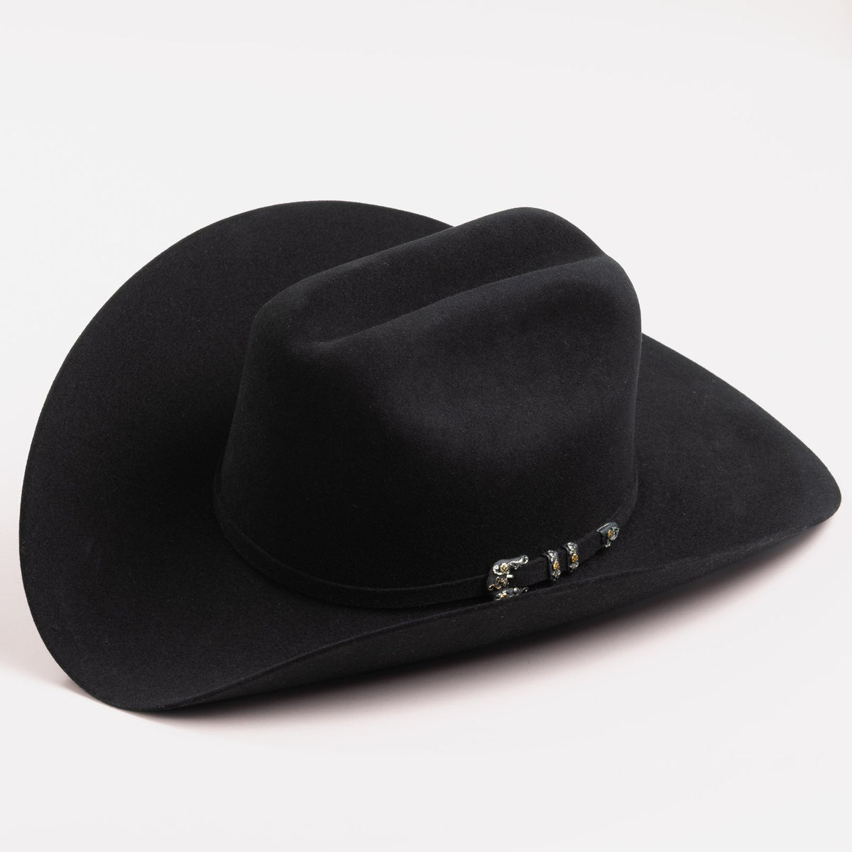 Larry Mahan 10X Jerarca cowboy hat in black