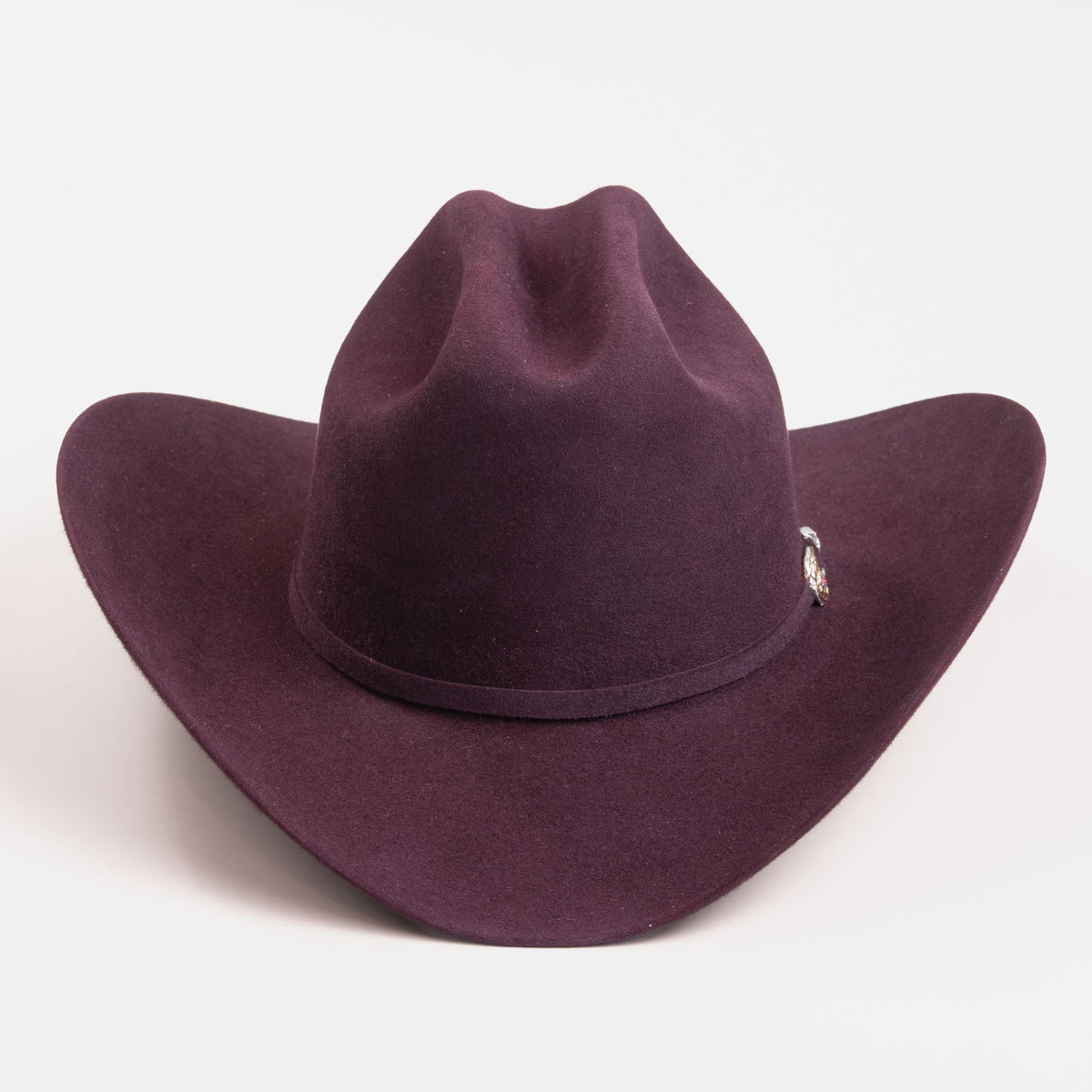 Larry Mahan 6X Real cowboy hat in Black Cherry – view 2